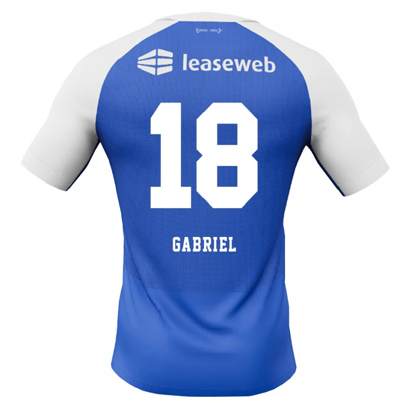Danxen Mulher Camisola Gabriel Jongens #18 Dodgerblue Vermelho Branco Alternativa 2026/27 Camisa
