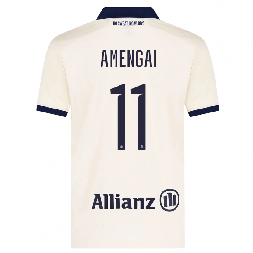 Danxen Mulher Camisola Naïm Amengai #11 Beige Preto Alternativa 2026/27 Camisa