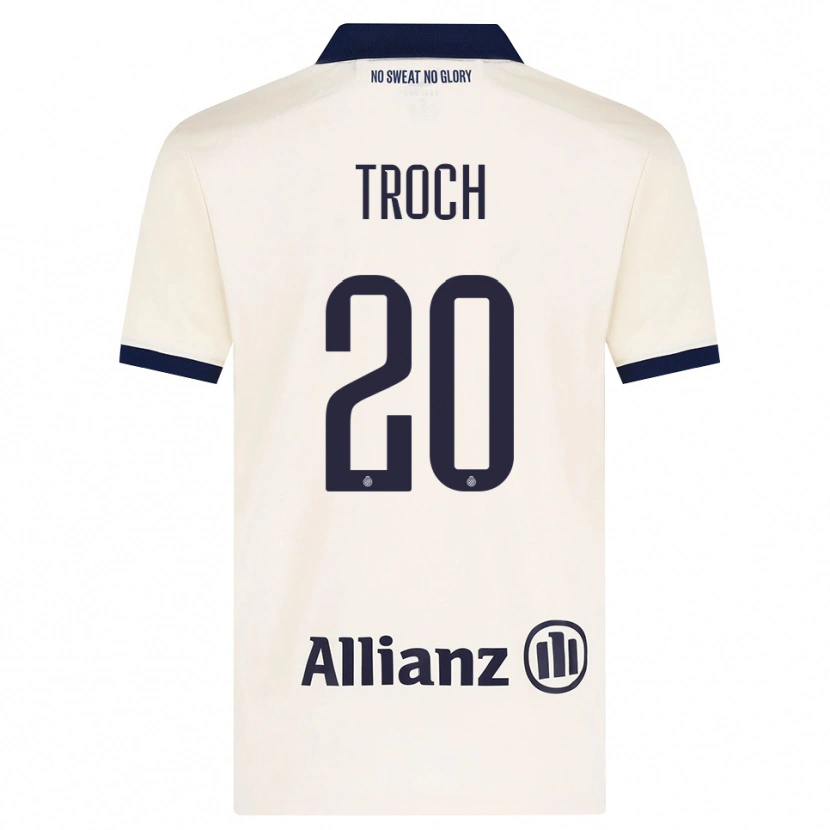Danxen Mulher Camisola Stan Troch #20 Beige Preto Alternativa 2026/27 Camisa