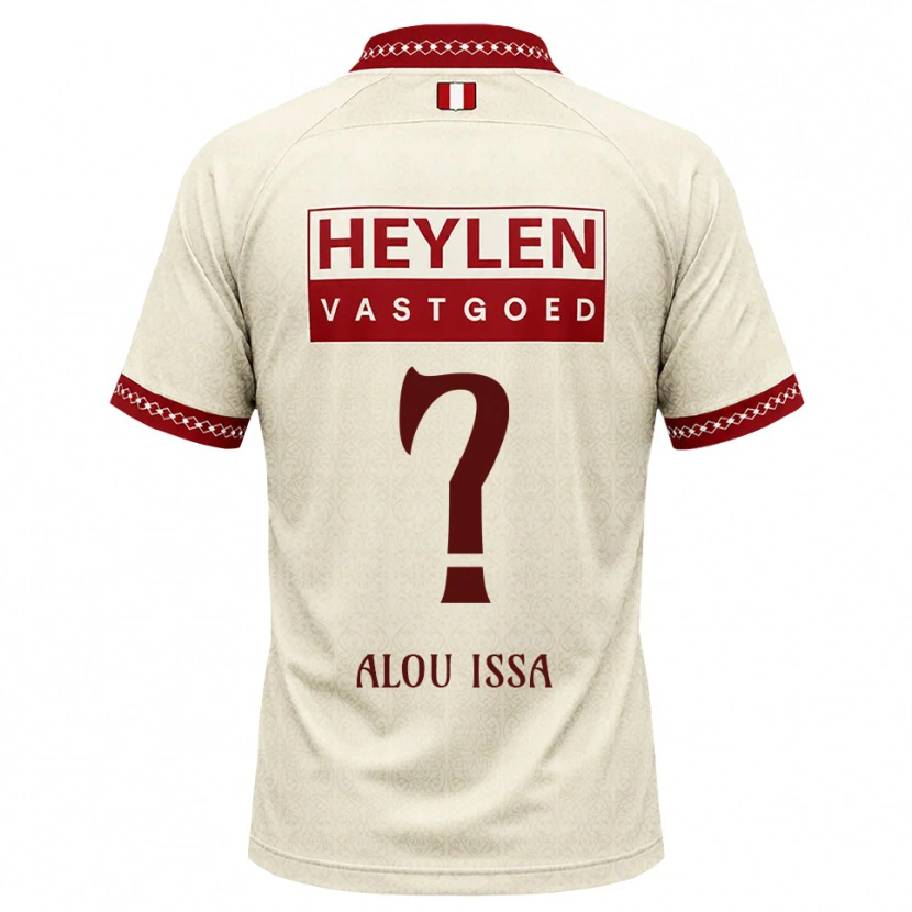 Danxen Mulher Camisola Benjamin Alou Issa #0 Beige Vermelho Alternativa 2026/27 Camisa