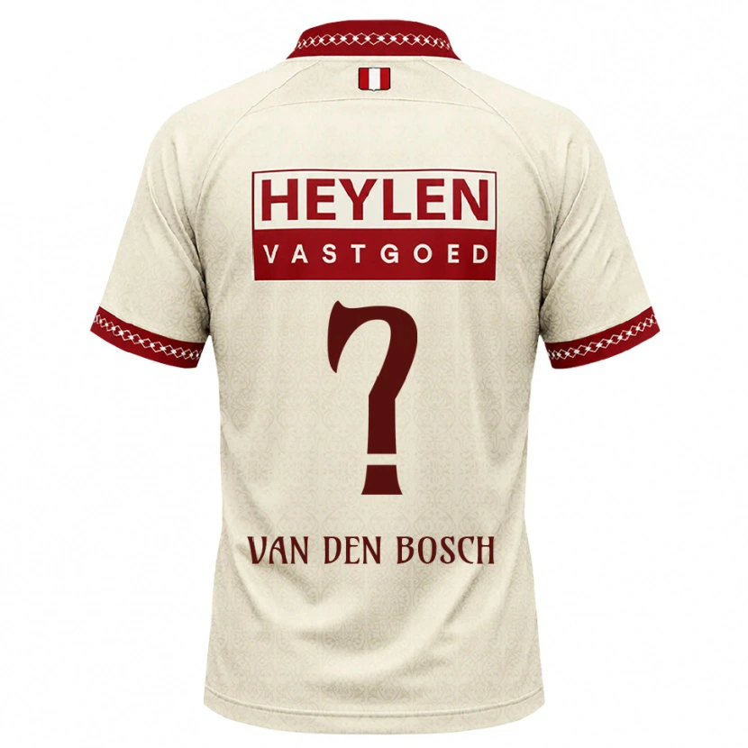 Danxen Mulher Camisola Cisse Van Den Bosch #0 Beige Vermelho Alternativa 2026/27 Camisa