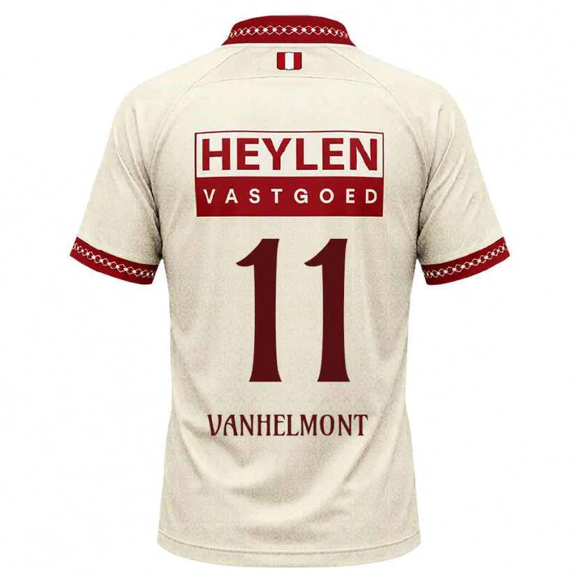 Danxen Mulher Camisola Lennox Vanhelmont #11 Beige Vermelho Alternativa 2026/27 Camisa