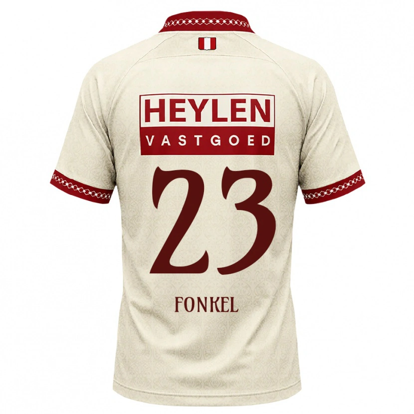 Danxen Mulher Camisola Djuswhen Fonkel #23 Beige Vermelho Alternativa 2026/27 Camisa