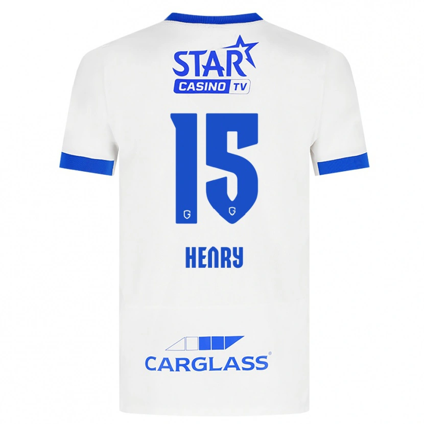 Danxen Mulher Camisola Zion Henry #15 Branco Azul Alternativa 2026/27 Camisa