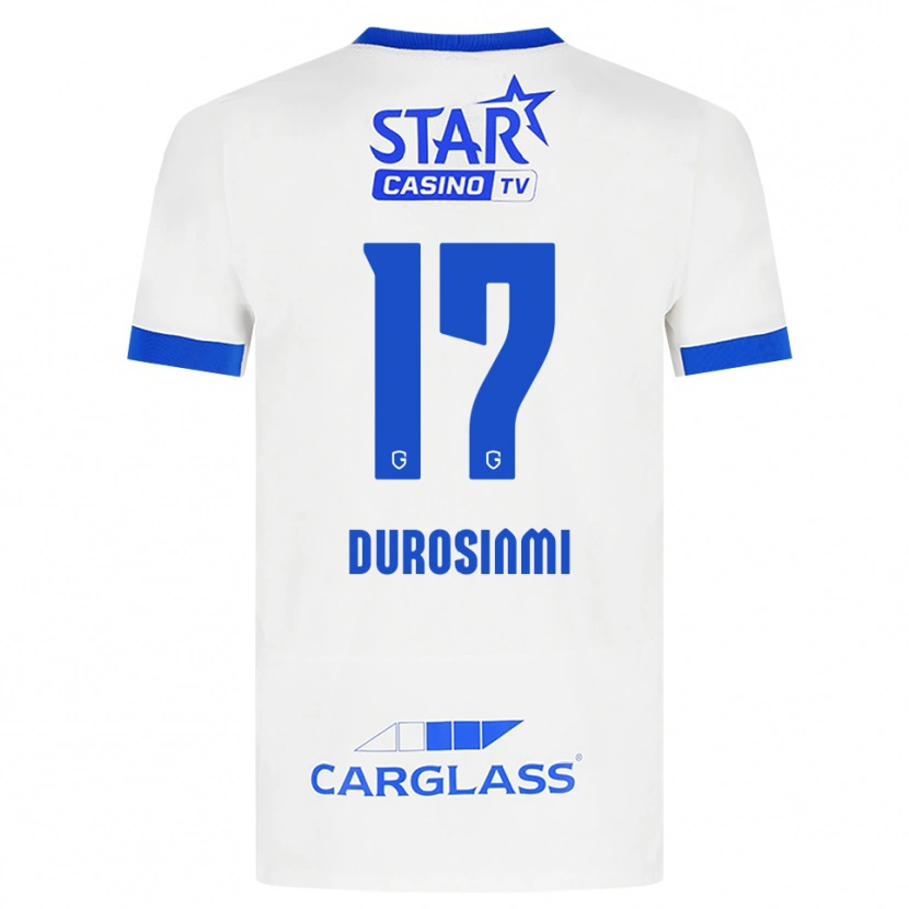 Danxen Mulher Camisola Rafiu Durosinmi #17 Branco Azul Alternativa 2026/27 Camisa