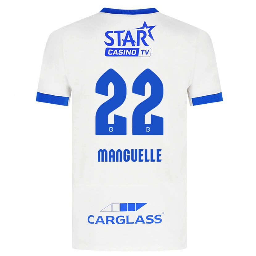 Danxen Mulher Camisola Brad Manguelle #22 Branco Azul Alternativa 2026/27 Camisa