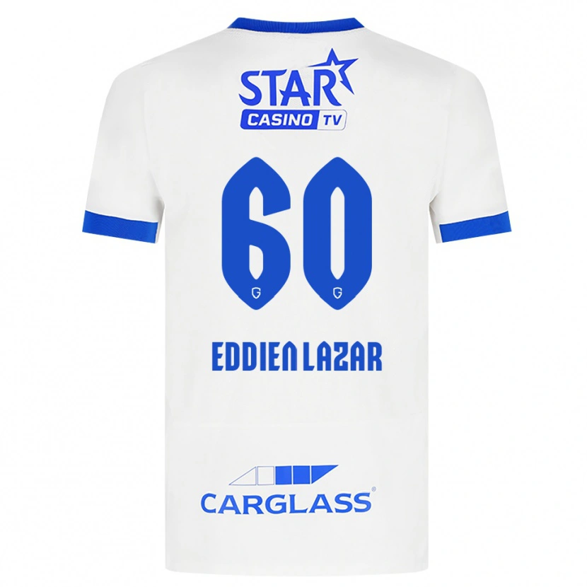Danxen Mulher Camisola Saif Eddien Lazar #60 Branco Azul Alternativa 2026/27 Camisa