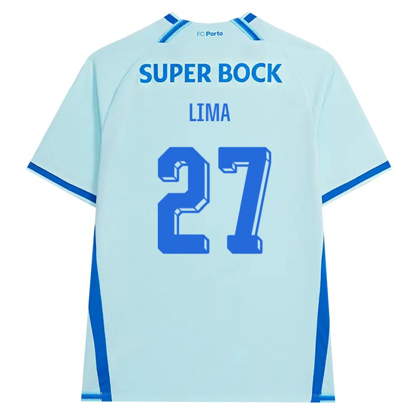 Danxen Mulher Camisola Cláudia Lima #27 Lightcyan Azul Terceiro 2026/27 Camisa