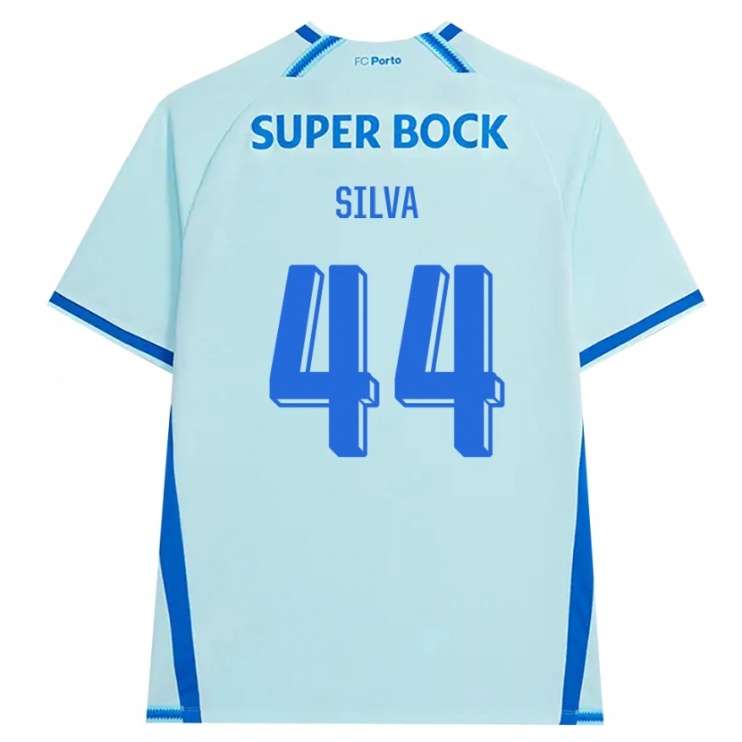 Danxen Mulher Camisola Felipe Silva #44 Lightcyan Azul Terceiro 2026/27 Camisa