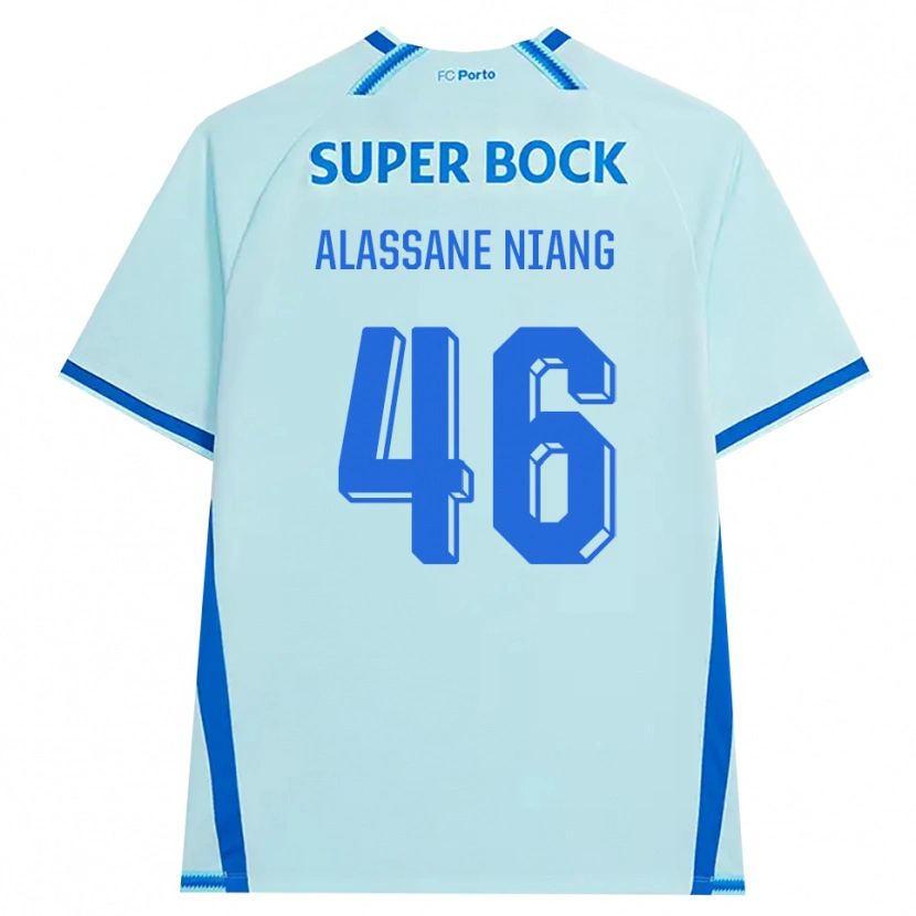 Danxen Mulher Camisola Mame Alassane Niang #46 Lightcyan Azul Terceiro 2026/27 Camisa