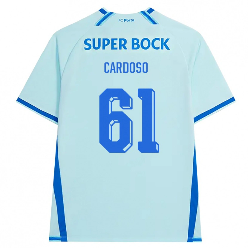 Danxen Mulher Camisola Ivan Cardoso #61 Lightcyan Azul Terceiro 2026/27 Camisa