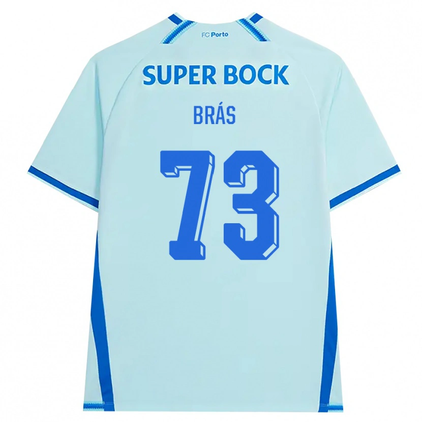 Danxen Mulher Camisola Gabriel Brás #73 Lightcyan Azul Terceiro 2026/27 Camisa