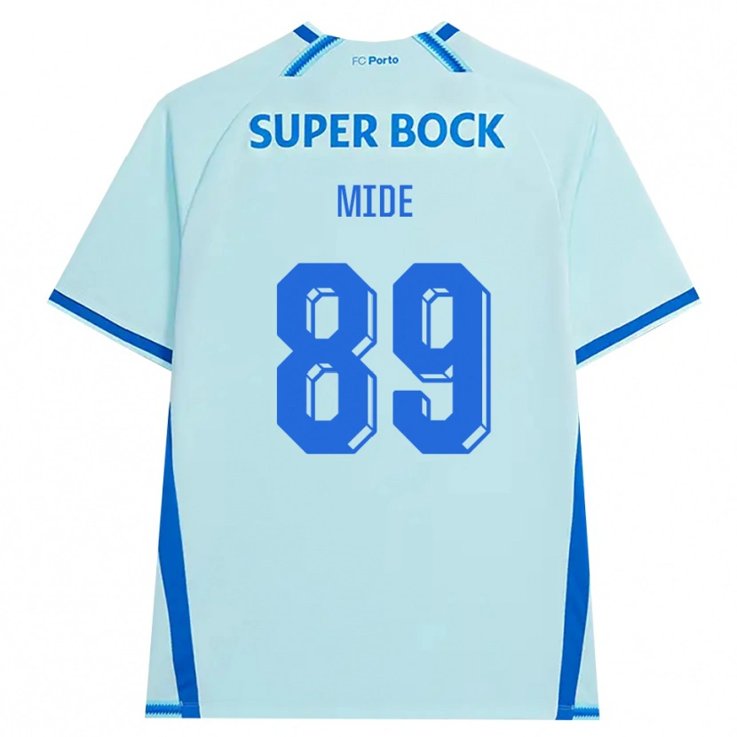 Danxen Mulher Camisola Mateus Mide #89 Lightcyan Azul Terceiro 2026/27 Camisa