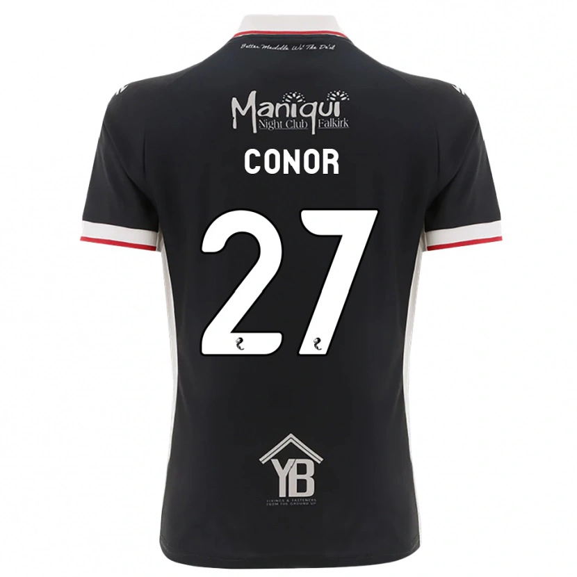 Danxen Mulher Camisola Conor Mcleod #27 Preto Branco Vermelho Principal 2026/27 Camisa