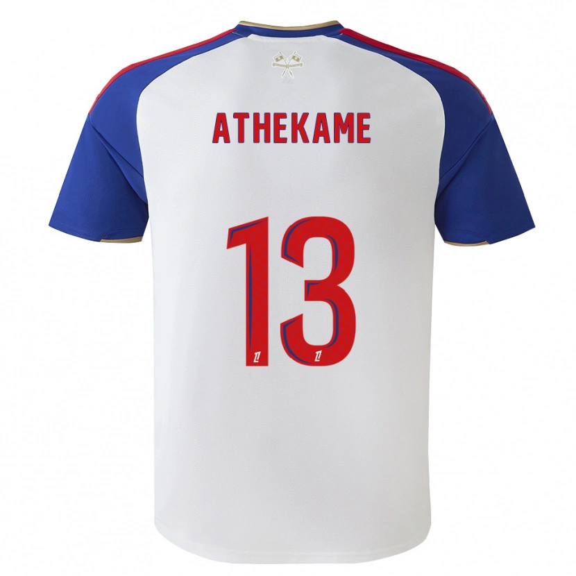 Danxen Mulher Camisola Zachary Athekame #13 Azul Real Vermelho Branco Principal 2026/27 Camisa