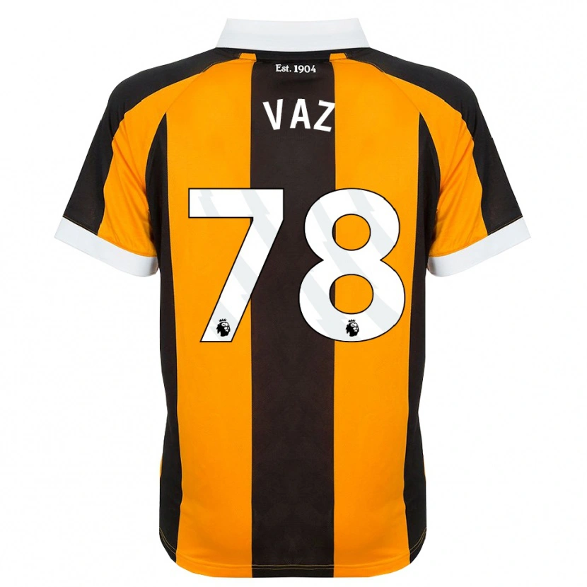 Danxen Mulher Camisola Robinio Vaz #78 Laranja Preto Branco Principal 2026/27 Camisa