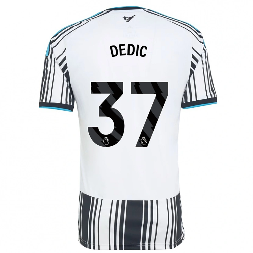 Danxen Criança Camisola Amar Dedić #37 Skyblue Preto Branco Principal 2026/27 Camisa