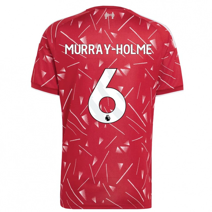 Danxen Criança Camisola Haydn Murray-Holme #6 Branco Vermelho Principal 2026/27 Camisa