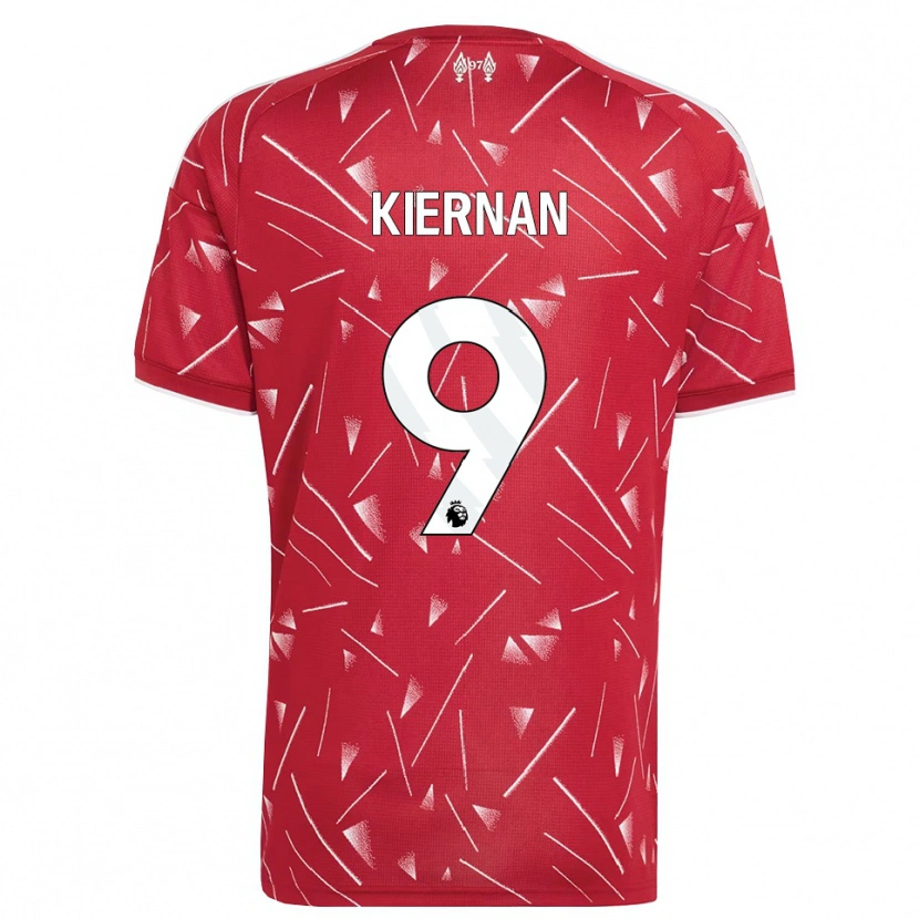 Danxen Criança Camisola Leanne Kiernan #9 Branco Vermelho Principal 2026/27 Camisa