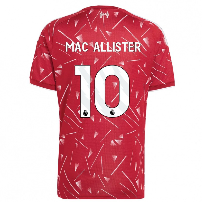 Danxen Criança Camisola Alexis Mac Allister #10 Branco Vermelho Principal 2026/27 Camisa