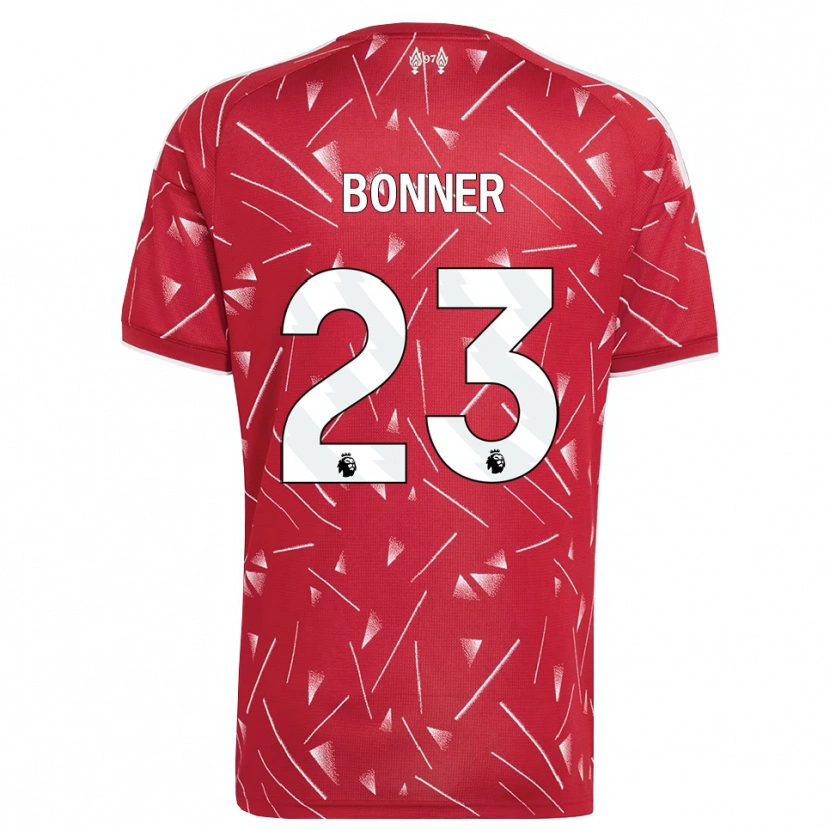 Danxen Criança Camisola Gemma Bonner #23 Branco Vermelho Principal 2026/27 Camisa