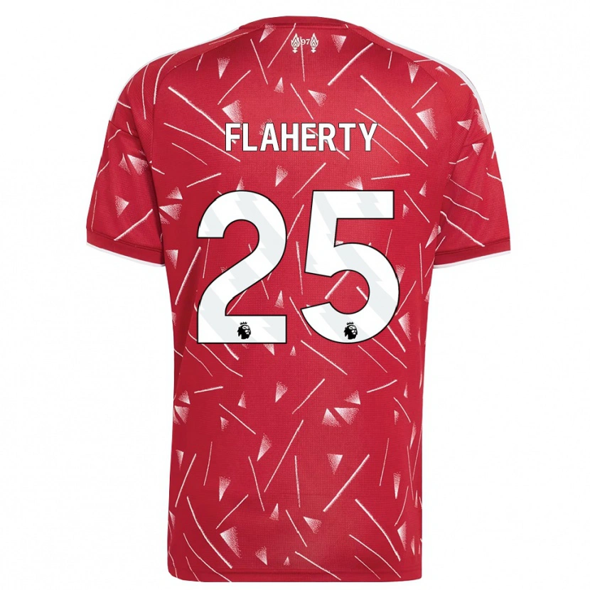 Danxen Criança Camisola Gilly Flaherty #25 Branco Vermelho Principal 2026/27 Camisa