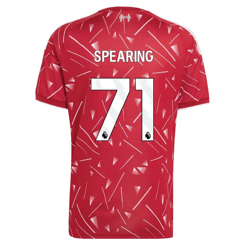 Danxen Criança Camisola Jay Spearing #71 Branco Vermelho Principal 2026/27 Camisa