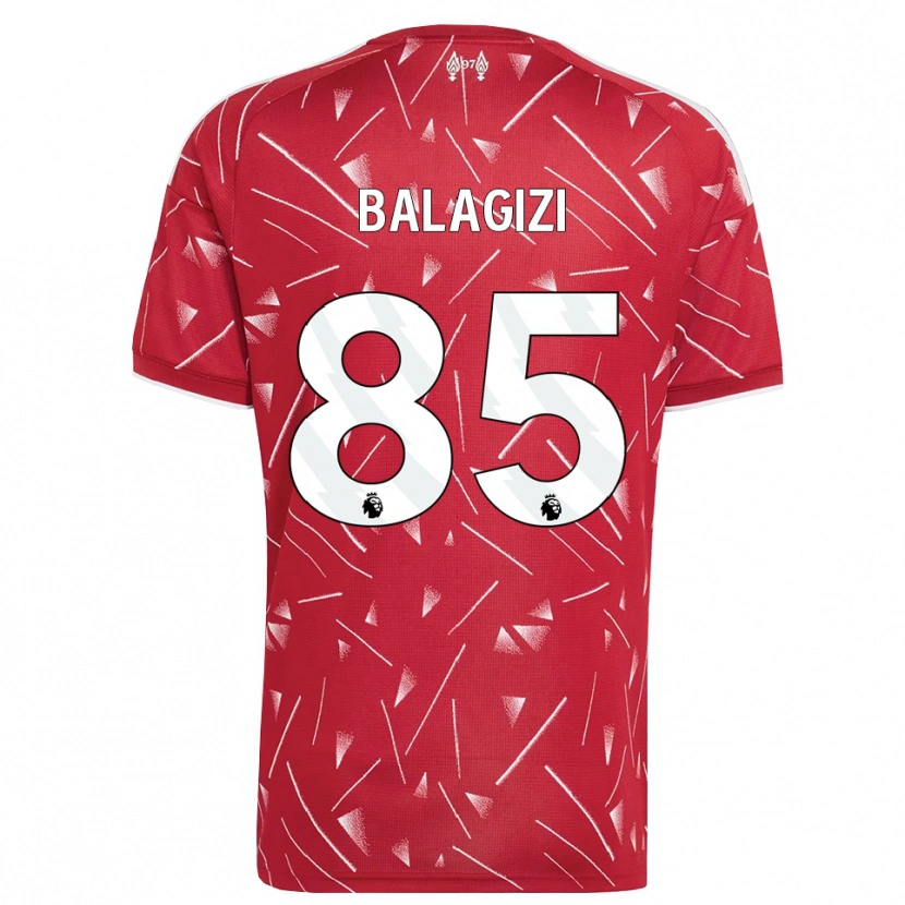 Danxen Criança Camisola James Balagizi #85 Branco Vermelho Principal 2026/27 Camisa