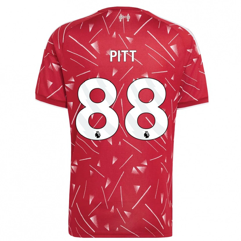 Danxen Criança Camisola Lucas Pitt #88 Branco Vermelho Principal 2026/27 Camisa