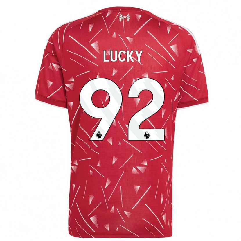 Danxen Criança Camisola Wellity Lucky #92 Branco Vermelho Principal 2026/27 Camisa