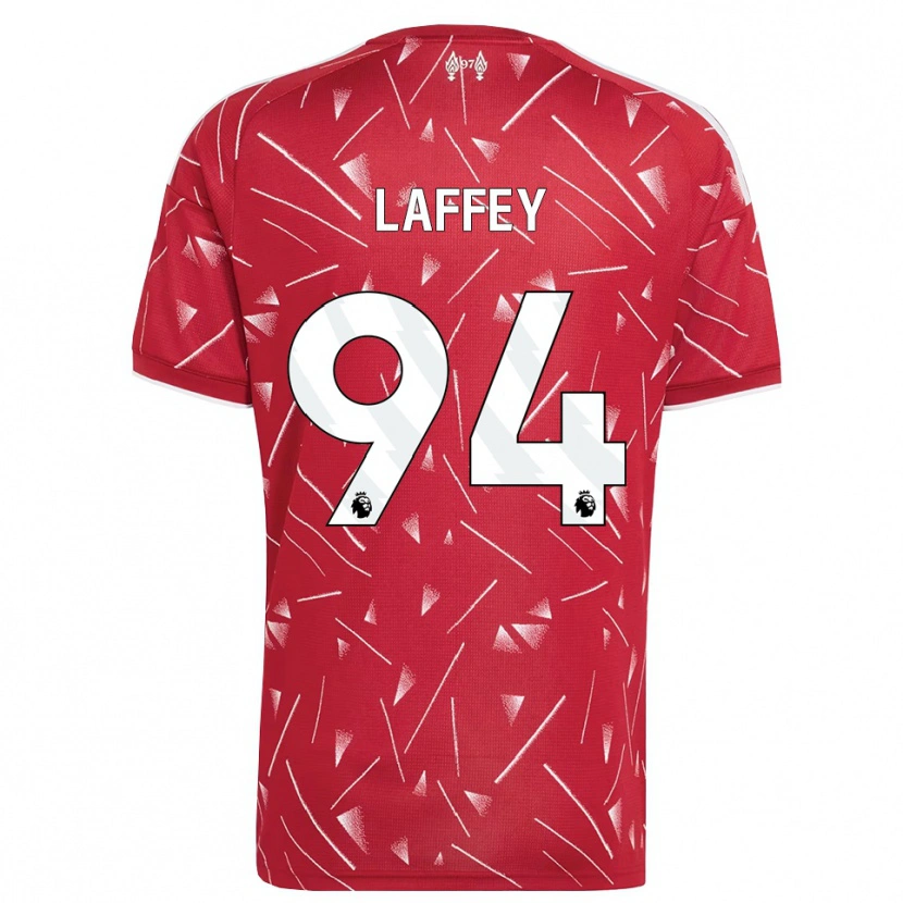 Danxen Criança Camisola Michael Laffey #94 Branco Vermelho Principal 2026/27 Camisa
