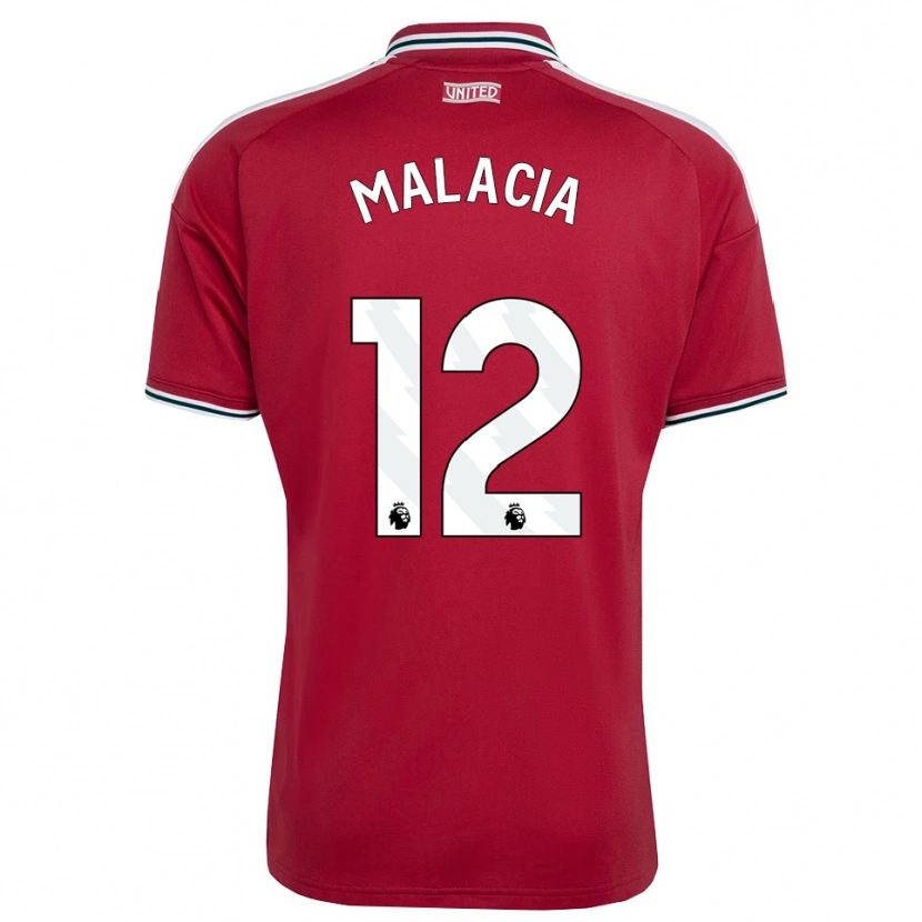 Danxen Criança Camisola Tyrell Malacia #12 Vermelho Amarelo Branco Principal 2026/27 Camisa