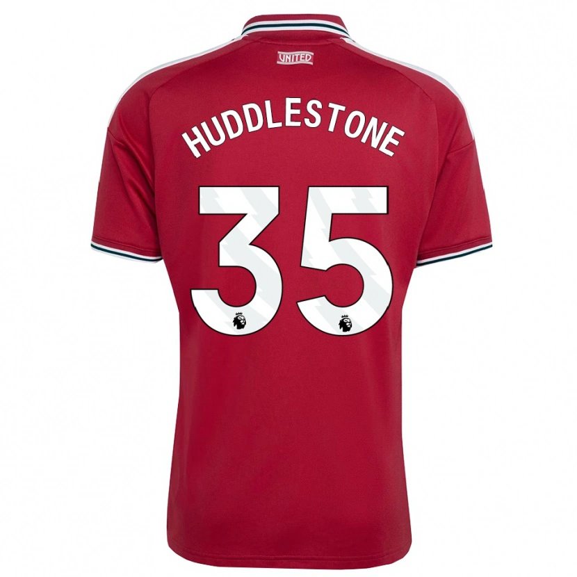 Danxen Criança Camisola Tom Huddlestone #35 Vermelho Amarelo Branco Principal 2026/27 Camisa