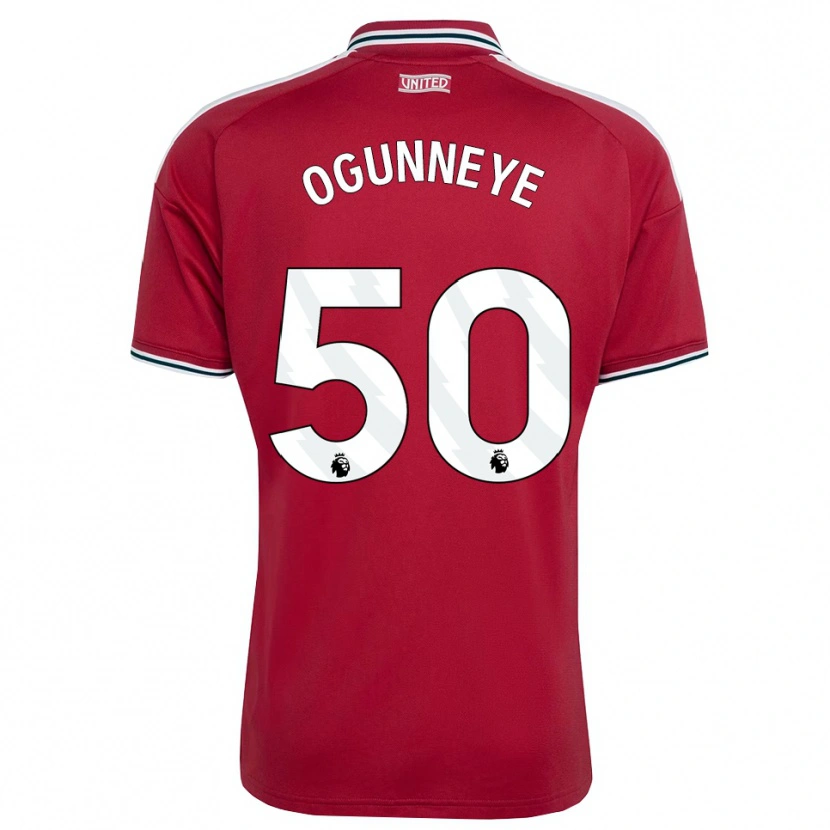 Danxen Criança Camisola Habeeb Ogunneye #50 Vermelho Amarelo Branco Principal 2026/27 Camisa