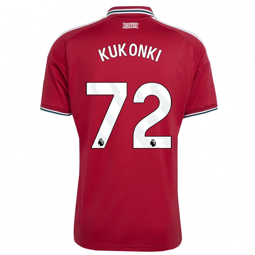 Danxen Criança Camisola Godwill Kukonki #72 Vermelho Amarelo Branco Principal 2026/27 Camisa