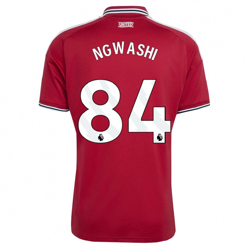 Danxen Criança Camisola Jayden Ngwashi #84 Vermelho Amarelo Branco Principal 2026/27 Camisa