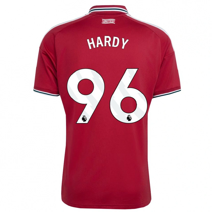 Danxen Criança Camisola Charlie Hardy #96 Vermelho Amarelo Branco Principal 2026/27 Camisa