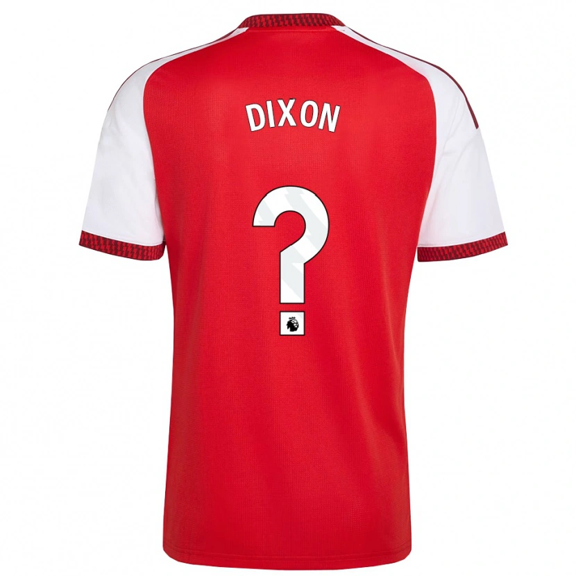 Danxen Criança Camisola Danny Dixon #0 Vermelho Branco Preto Principal 2026/27 Camisa