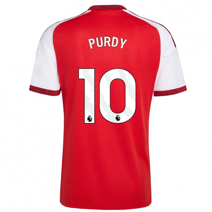 Danxen Criança Camisola Charlie Purdy #10 Vermelho Branco Preto Principal 2026/27 Camisa