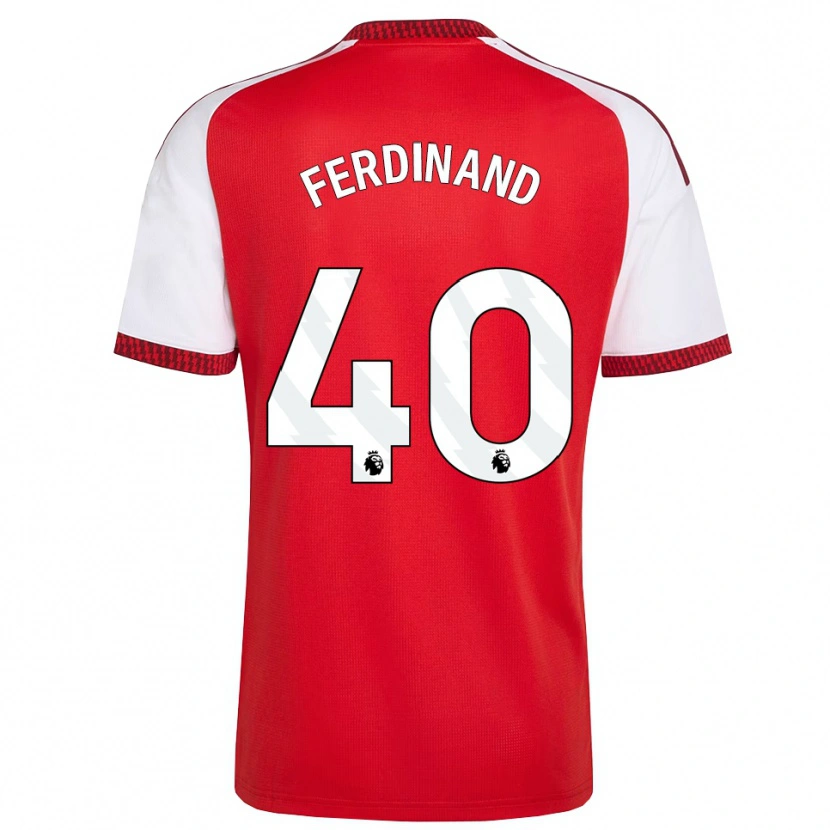 Danxen Criança Camisola Seb Ferdinand #40 Vermelho Branco Preto Principal 2026/27 Camisa