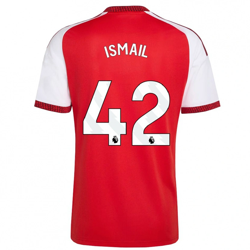 Danxen Criança Camisola Cam'ron Ismail #42 Vermelho Branco Preto Principal 2026/27 Camisa