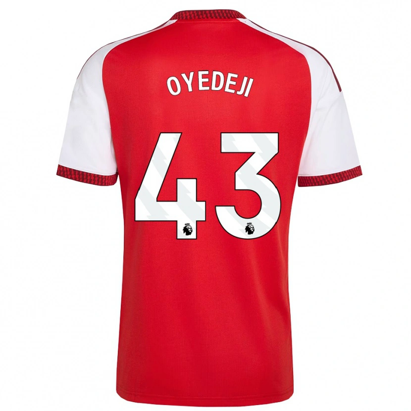 Danxen Criança Camisola Nathan Butler Oyedeji #43 Vermelho Branco Preto Principal 2026/27 Camisa