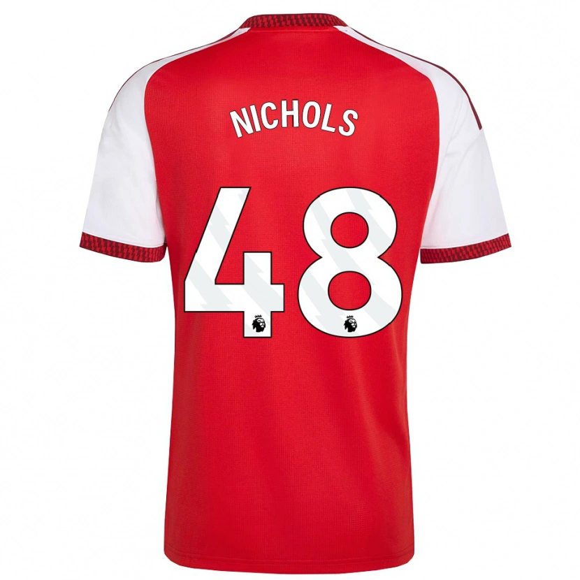 Danxen Criança Camisola Josh Nichols #48 Vermelho Branco Preto Principal 2026/27 Camisa