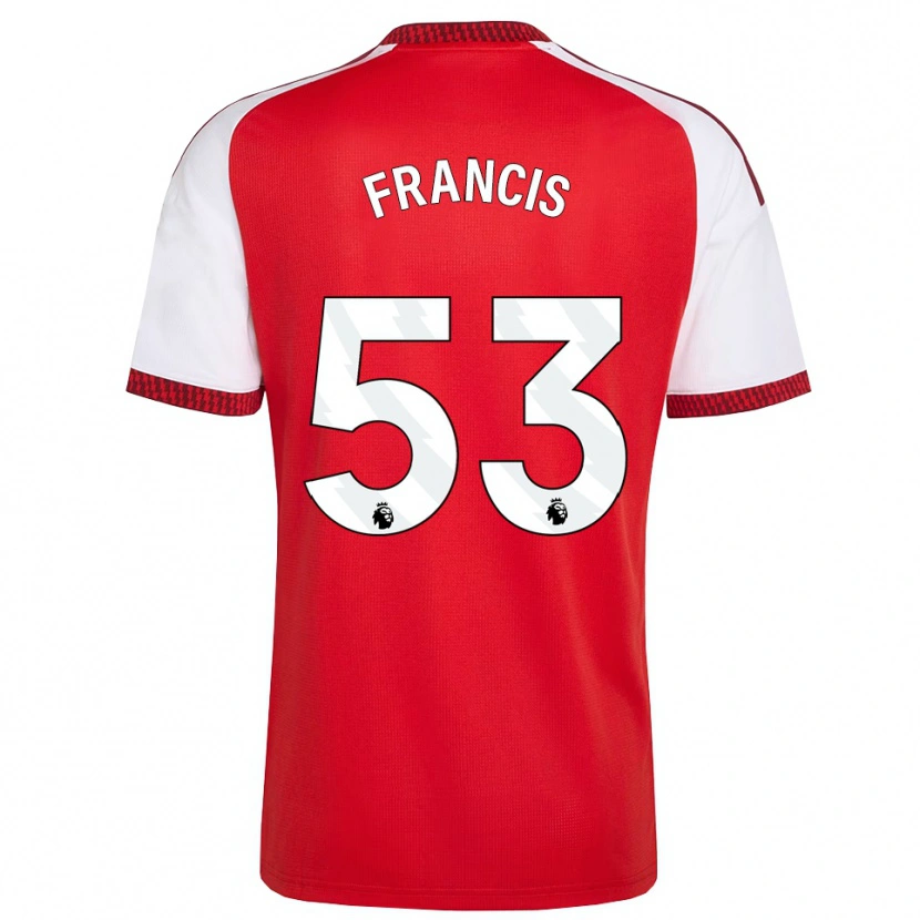 Danxen Criança Camisola Jack Henry Francis #53 Vermelho Branco Preto Principal 2026/27 Camisa