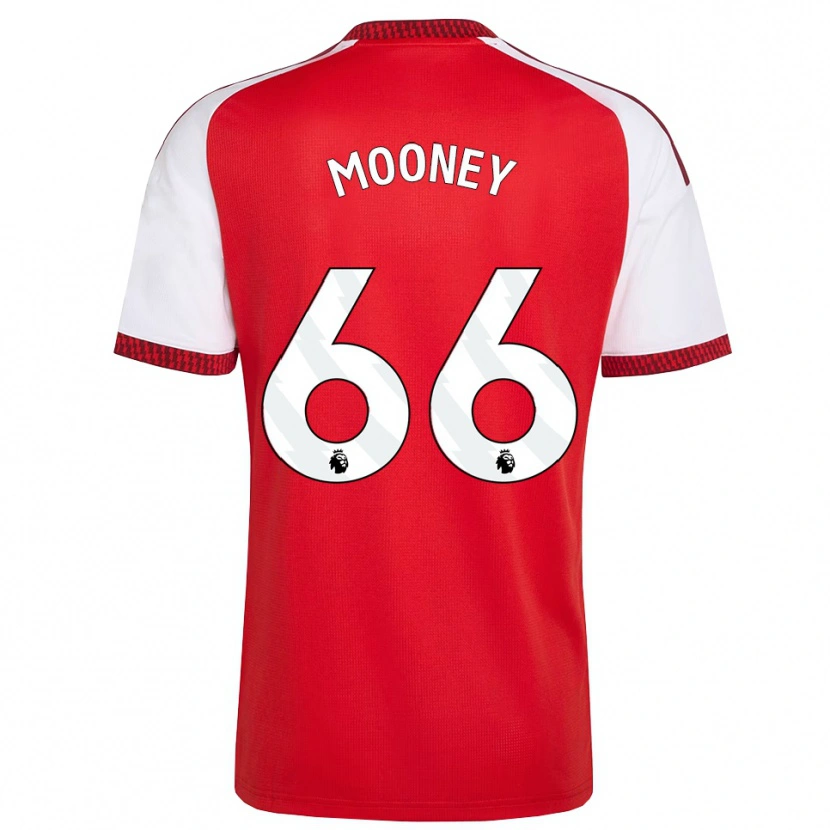 Danxen Criança Camisola Evan Mooney #66 Vermelho Branco Preto Principal 2026/27 Camisa