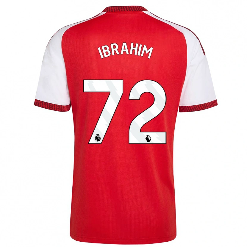 Danxen Criança Camisola Ife Ibrahim #72 Vermelho Branco Preto Principal 2026/27 Camisa