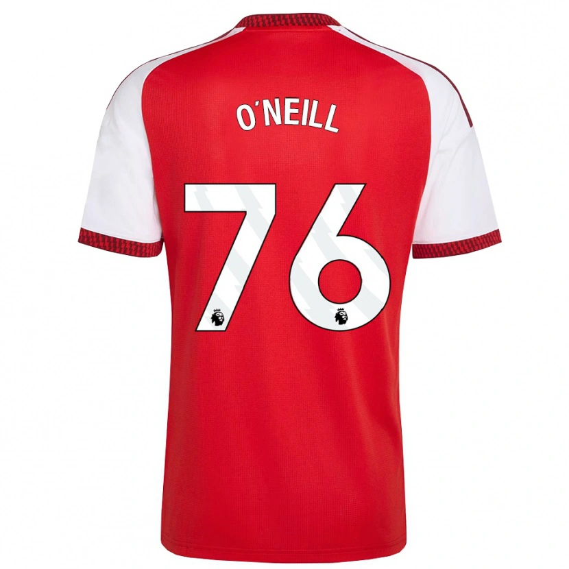 Danxen Criança Camisola Ceadach O'neill #76 Vermelho Branco Preto Principal 2026/27 Camisa