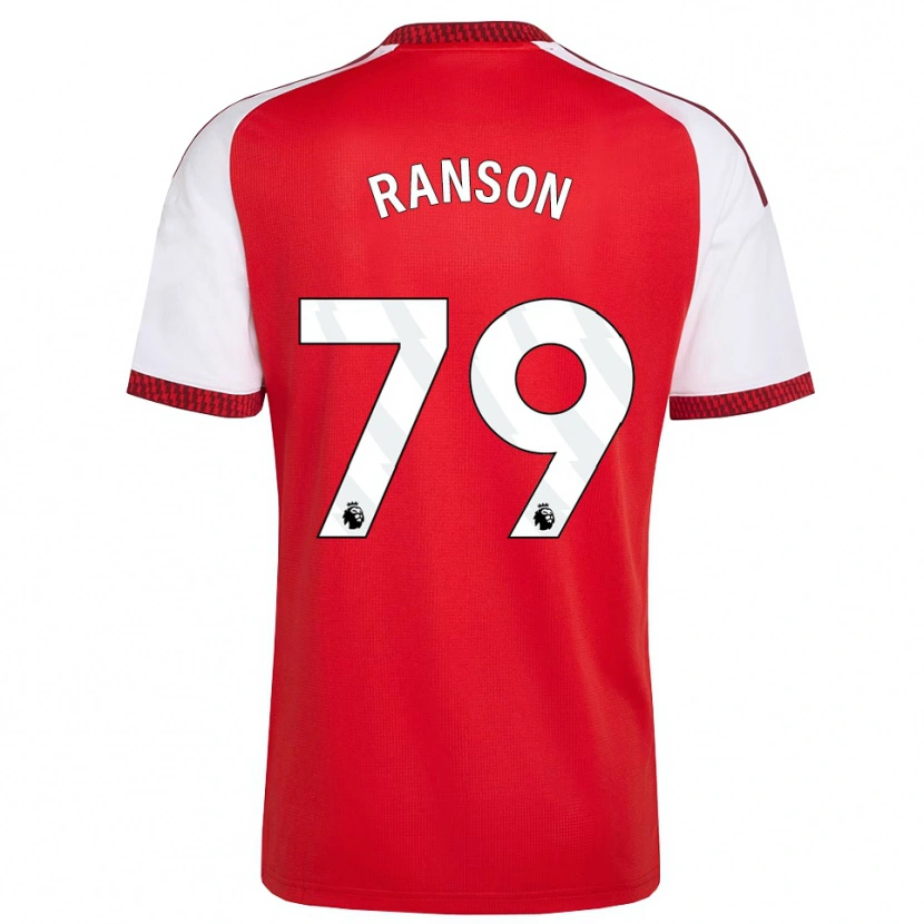 Danxen Criança Camisola Khari Ranson #79 Vermelho Branco Preto Principal 2026/27 Camisa