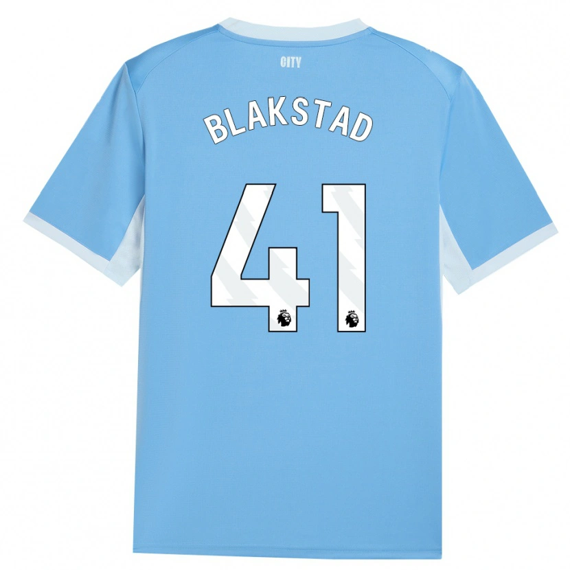 Danxen Criança Camisola Julie Blakstad #41 Lightskyblue Branco Principal 2026/27 Camisa