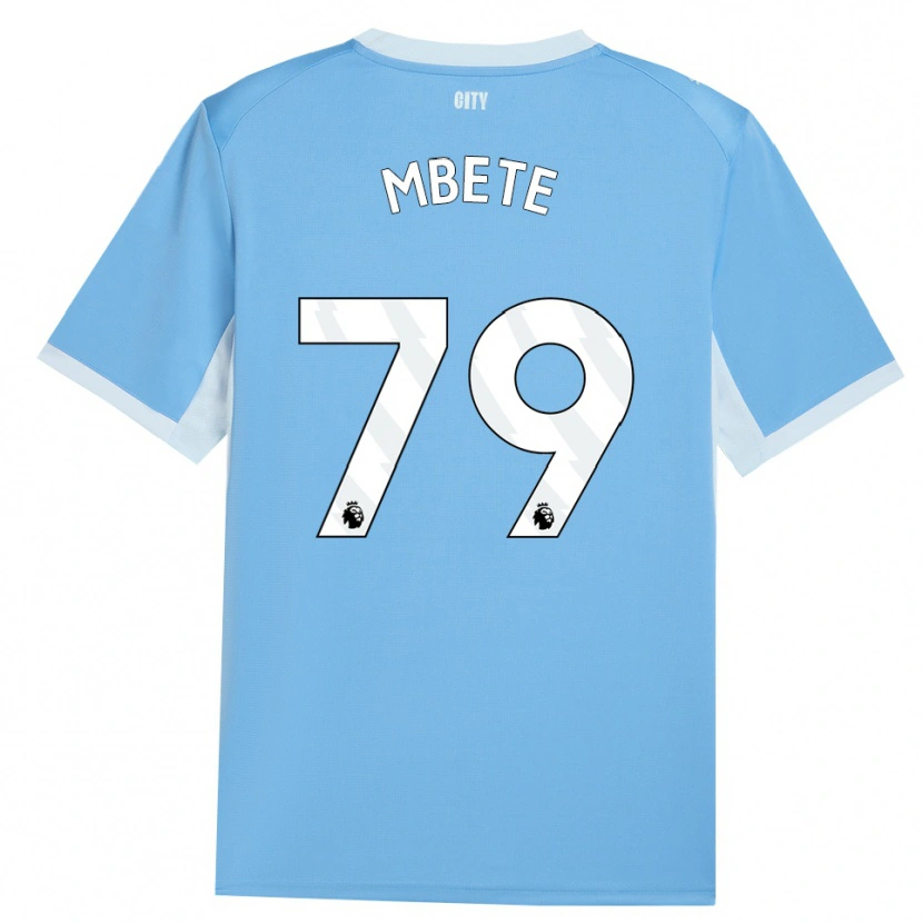 Danxen Criança Camisola Luke Mbete #79 Lightskyblue Branco Principal 2026/27 Camisa